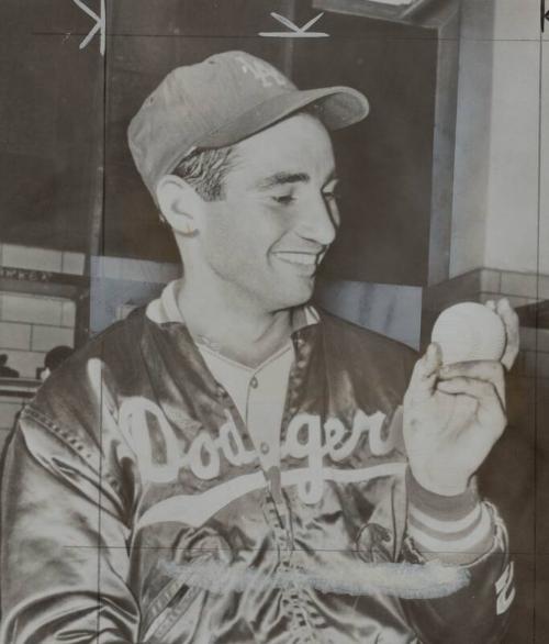 Sandy Koufax photograph, 1960 May 23