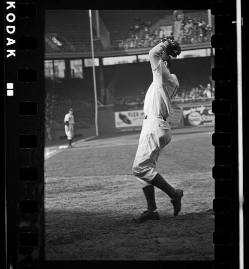 Whit Wyatt Pitching negative, probably 1940