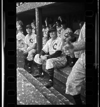 Ossie Vitt Dugout negative, probably 1940