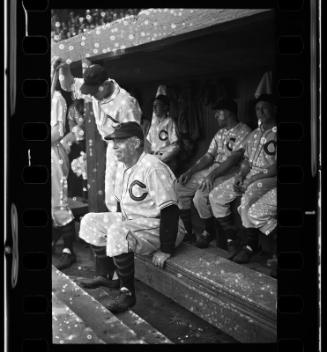 Ossie Vitt Dugout negative, probably 1940