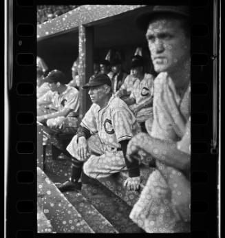 Ossie Vitt Dugout negative, probably 1940