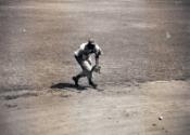 Jackie Robinson Fielding negatives, 1945 October