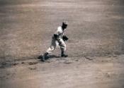 Jackie Robinson Fielding negatives, 1945 October