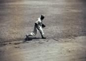 Jackie Robinson Fielding negatives, 1945 October