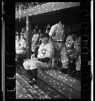 Ossie Vitt Dugout negative, probably 1940