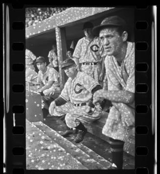 Ossie Vitt Dugout negative, probably 1940