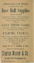 Louis G. Deschler National League daily schedule, 1889