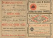 Philadelphia Phillies versus Cincinnati Reds scorecard, 1890 July 04