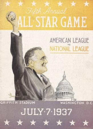 All-Star Game program, 1937 July 07