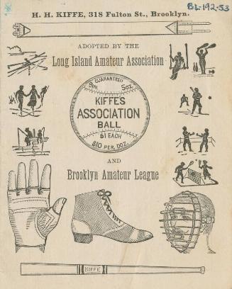 East Norwich Surprise Jr. versus Woodbury Pioneers scorecard, 1887