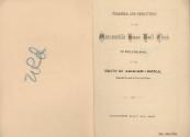 Preamble and Resolutions of the Mercantile Base Ball Club of Philadelphia booklet, 1865 May 08