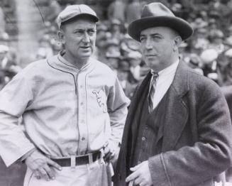 Ty Cobb and Harold Johnson photograph, 1927