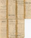 Pittsburgh Alleghenys versus Indianapolis Hoosiers scorecard, 1888 July 21