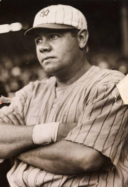 Babe Ruth Portrait photograph, 1921