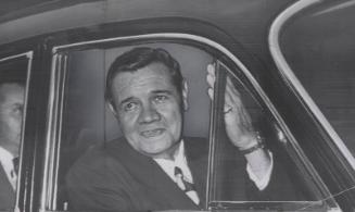 Babe Ruth in Car photograph, 1948 July