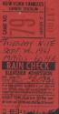 Boston Red Sox versus New York Yankees ticket stub, 1961 September 29