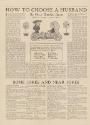 How to Choose a Husband article, 1910 August 07