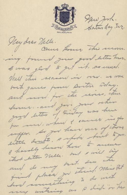 Letter from Roxey Roach to Nelle Stewart, 1910 October 08