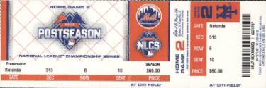 Chicago Cubs versus New York Mets NLCS tickets, 2015 October 17-18