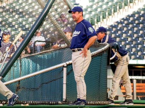 Bruce Bochy photograph, 2006 April 17