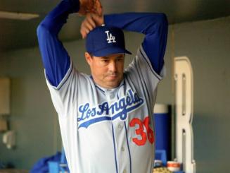 Greg Maddux Dugout photograph, 2006 September 26