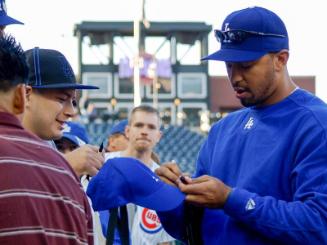 Matt Kemp autograph photograph, 2006 September 26