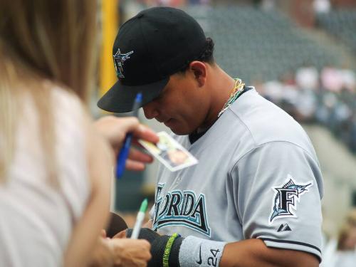 Miguel Cabrera Autograph photograph, 2006 June 03