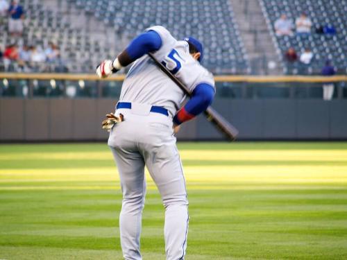 Nomar Garciaparra Stretching photograph, 2006 May 16