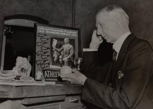 Connie Mack photograph, 1939 December 21