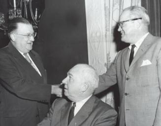 Walter O'Malley and Horace Stoneham photograph, undated