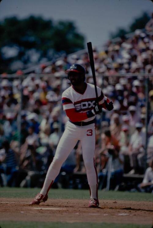 Harold Baines Batting slide, approximately 1986