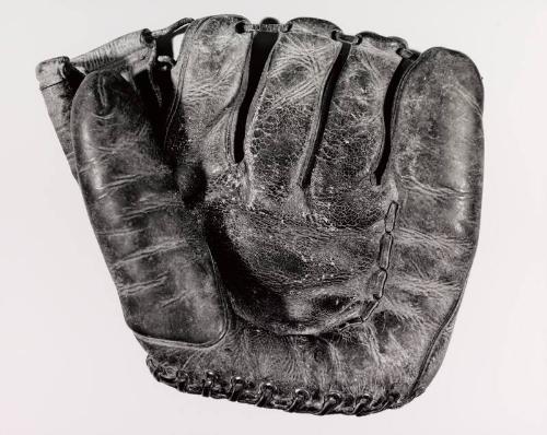 Satchel Paige Glove photograph, undated