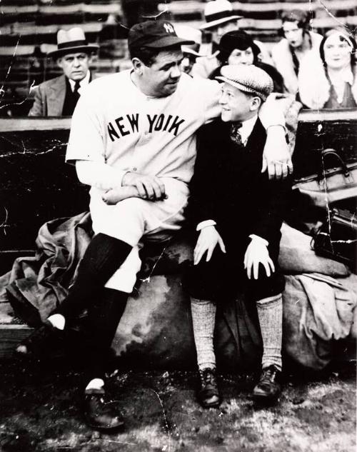 Babe Ruth and Child photograph, 1932