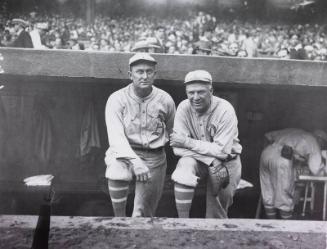 Ty Cobb and Tris Speaker photograph, 1928 September 09