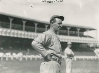 Frank Chance Standing in Uniform photograph, 1910