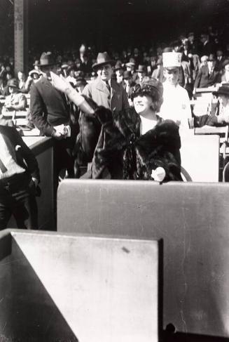 Helen Ruth at the World Series photograph, 1921