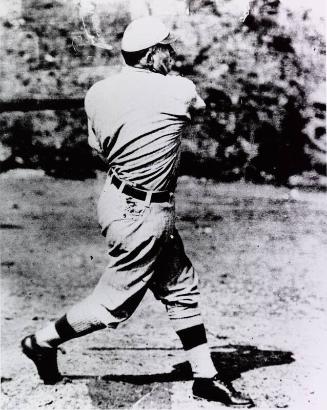 Honus Wagner Batting photograph, 1912