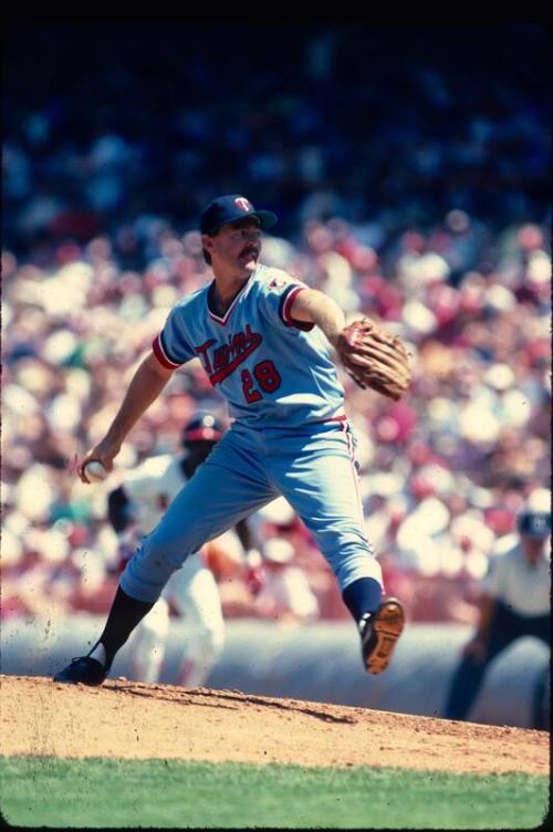 Bert Blyleven Pitching slide, 1986