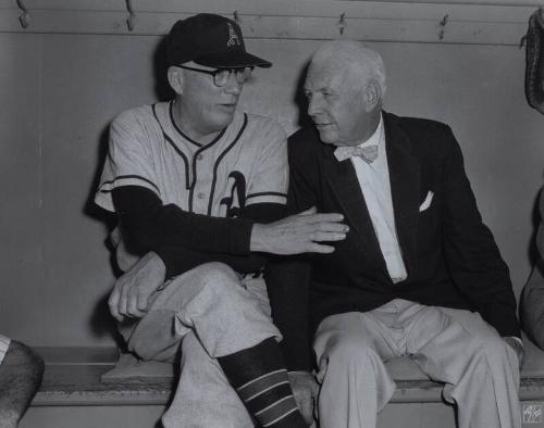 Lefty Grove and Tris Speaker photograph, undated