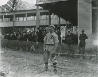 Frank Chance Standing in Uniform photograph, 1908