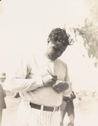 Babe Ruth Signing Autograph photograph, between 1920 and 1934