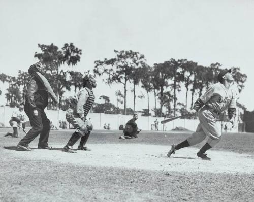 Charlie Gehringer Batting photograph, between 1934 and 1936