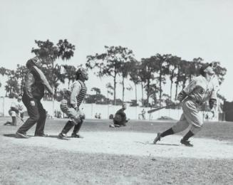 Charlie Gehringer Batting photograph, between 1934 and 1936