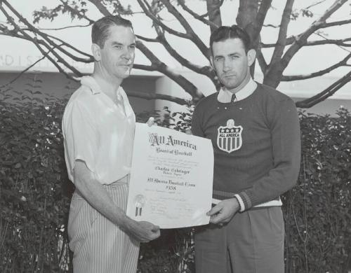 Charlie Gehringer Award photograph, 1938