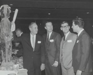 Charlie Gehringer, Al Kaline, Denny McLain and Mickey Lolich photograph, undated