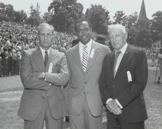 Charlie Gehringer, Monte Irvin and Sam Rice photograph, undated