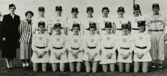 Kalamazoo Lassies Team photograph, 1954