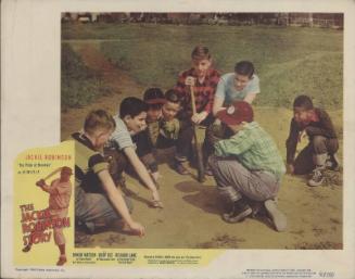 The Jackie Robinson Story lobby card, 1950