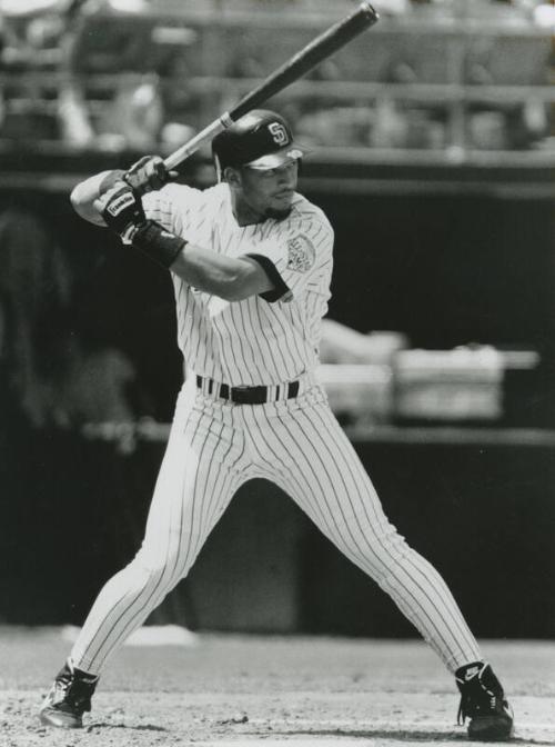 Gary Sheffield Batting photograph, 1992