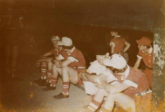 Grand Rapids Chicks Players photograph, 1953